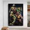 Amine N Ninjas Turtles Mutant Mayhem Poster No Framed Kraft Club Bar Paper Vintage Wall Art 8 - TMNT Shop