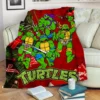 Christmas Teenage Mutant Ninja Turtles Blanket Cartoon Nap Blanket Printed Bedroom Sofa Soft Comfortable Flannel Kids 3 - TMNT Shop