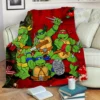 Christmas Teenage Mutant Ninja Turtles Blanket Cartoon Nap Blanket Printed Bedroom Sofa Soft Comfortable Flannel Kids 4 - TMNT Shop