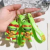 In Stock Teenage Mutant Ninja Turtle Keychain Cartoon Tortoise Keyring Leo Raph Mikey Don Boy Girl 1 - TMNT Shop