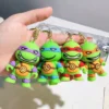 In Stock Teenage Mutant Ninja Turtle Keychain Cartoon Tortoise Keyring Leo Raph Mikey Don Boy Girl 2 - TMNT Shop