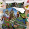 New New Teenage Mutant Ninja Turtles Bedding Set Duvet Cover Pillowcase Full King Queen Size Cartoon - TMNT Shop