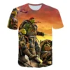 TMNT Teenage Mutant Ninja Turtles Series T shirt Breathable round Neck Fashion 3D Digital Printing Stylish 1 - TMNT Shop