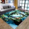 Teenage Mutant Ninja Turtles Bathroom Carpet Anime Cartoon Flannel Rug Living Room Floor Mat Kitchen Washable 15 - TMNT Shop