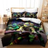 Teenage Mutant Ninja Turtles Bedding Set Quilt Cover Pillowcase Cartoon Anime Game Bed Bedroom Duvet Cover 1 - TMNT Shop