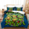 Teenage Mutant Ninja Turtles Bedding Set Quilt Cover Pillowcase Cartoon Anime Game Bed Bedroom Duvet Cover 2 - TMNT Shop