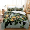 Teenage Mutant Ninja Turtles Bedding Set Quilt Cover Pillowcase Cartoon Anime Game Bed Bedroom Duvet Cover 3 - TMNT Shop