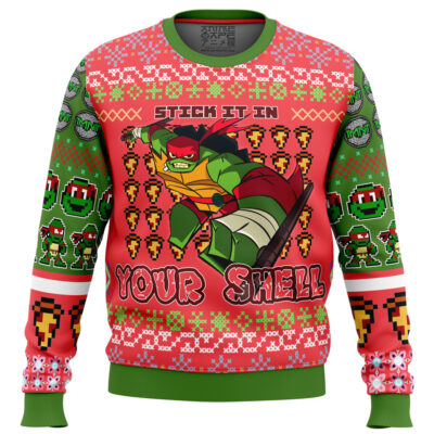 raphael Sweater front - TMNT Shop