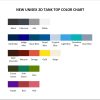 tank top color chart - TMNT Shop